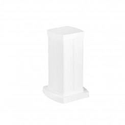 Snap-On мини-колонна алюминиевая с крышкой из пластика 4 секции, высота 0,3 метра, цвет белый