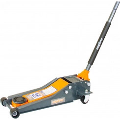 Домкрат подкатной 3 т. гаражный двухпоршневой, с уменьшенной высотой подхвата, 75-505 мм