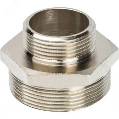 Ниппель НН 2'х1'1/4 переходной, никелированный Ниппель НН 2'х1'1/4 переходной, никелированный