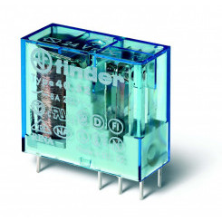 Миниатюрные PCB-реле, выводы с шагом 5мм, контакты AgNi+Au, 2CO 8A, катушка DC Высокая температура (+125°C), Влагозащита, Упаковка 10 реле