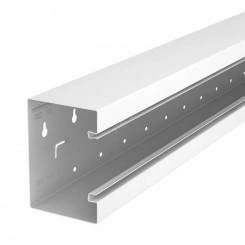 Кабельный канал Rapid 80 90x130x2000 мм (сталь, белый) Кабельный канал Rapid 80 90x130x2000 мм (сталь, белый)