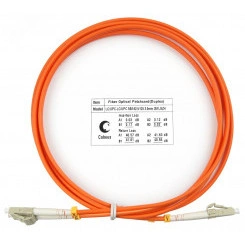 Шнур оптический duplex 2м LC-LC 62,5/125 mm  LSZH FOP-62-LC-LC-2m