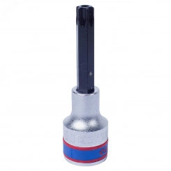 Насадка (бита) торцевая 1/2', TORX, T50, L = 80 мм, с отверстием Насадка (бита) торцевая 1/2', TORX, T50, L = 80 мм, с отверстием