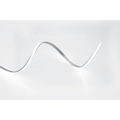 Профиль накладной гибкий алюминиевый 2м серебро матовый экран 2 заглушки 4 крепежа для светодиодных лент Feron
