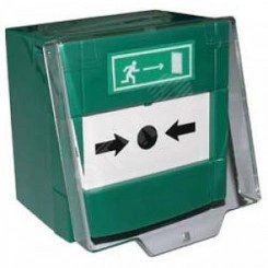 Устройство разблокировки двери с восстанавливаемой вставкой, защитная прозрачная крышка, 2 группы контактов НР/НЗ Устройство разблокировки двери с восстанавливаемой вставкой, защитная прозрачная крышка, 2 группы контактов НР/НЗ