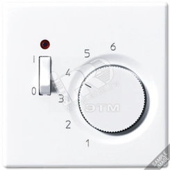 Крышка для регулятора температуры воздуха помещений  слоновая кость