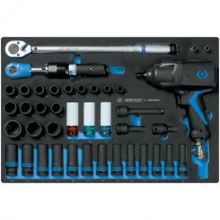 Набор пневмоинструмента 1/2' с принадлежностями, ложемент, 41 предмет