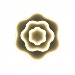 Светильник настенно-потолочный ДБО-84Вт ''Цветок'' регулировка цветовой температуры и яркости 3000K-6500K макс. 6000Лм IP40 Jazzway