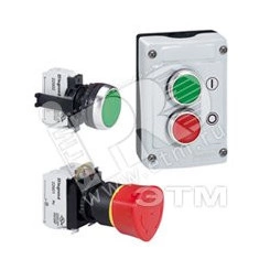 Головка кнопки D=40, цвет красный