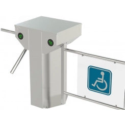 Турникет-калитка МГН моторизованная SALOON 505 двухпроходная комбинированная Турникет-калитка МГН моторизованная SALOON 505 двухпроходная комбинированная