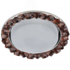 Светильник под лампу Gx53, 220V,13W, хром/коричневый (40/960) ЭРА Светильник под лампу Gx53, 220V,13W, хром/коричневый (40/960) ЭРА