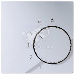 Крышка для регулятора температуры воздуха помещений  алюминий