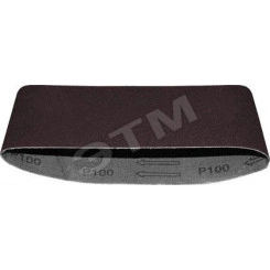 Ленты шлифовальные бесконечные, водостойкие, на тканевой основе, 5 шт, 75х457 мм Р 40