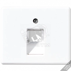 Крышка для одинарной телефонной и компьютерной розетоки UAE  золотая бронза