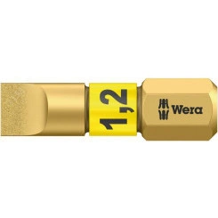 Бита шлицевая биторсионная 800/1 BDC SL алмазное покрытие хвостовик 1/4 C 6.3 1.2 x 6.5 x 25 мм