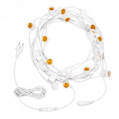 Гирлянда Belt-Light 2 жилы шаг 40 см  патроны под винт E27 влагостойкая IP65