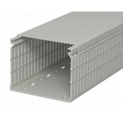 Распределительный кабельный канал LK4 N 80x100x2000 мм (ПВХ, серый) Распределительный кабельный канал LK4 N 80x100x2000 мм (ПВХ, серый)
