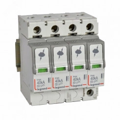 УЗИП T2 40KA 4P 440V с сигнальным контактом УЗИП T2 40KA 4P 440V с сигнальным контактом