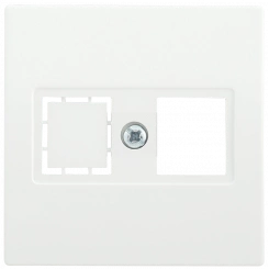 Накладка компьютерная RJ45 Cat5e/6 BOLERO белый