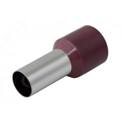 Наконечник штыревой втулочный изолир F-16 мм 35 кв мм (НШВи 35-16) красный Наконечник штыревой втулочный изолир F-16 мм 35 кв мм (НШВи 35-16) красный