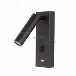 Светильник SP-BED-CHARGE-S60x125-3W Warm3000 (BK, 20 deg, 230V) (ARL, IP20 Металл, 3 года) Светильник SP-BED-CHARGE-S60x125-3W Warm3000 (BK, 20 deg, 230V) (ARL, IP20 Металл, 3 года)