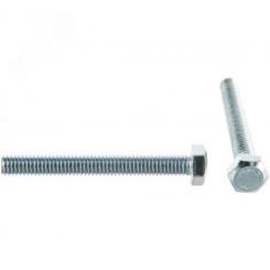 Болт DIN933 М10х60 шестигранная голова полная резьба оцинкованный (10 шт) Болт DIN933 М10х60 шестигранная голова полная резьба оцинкованный (10 шт)