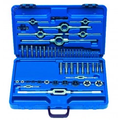 Набор резьбонарезного инструмента No KH45 HSS, 55 пр., M3-M4-M5-M6-M8-M10-M12-M14-M16-M18-M20-M22-M24 Набор резьбонарезного инструмента No KH45 HSS, 55 пр., M3-M4-M5-M6-M8-M10-M12-M14-M16-M18-M20-M22-M24