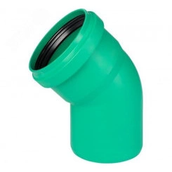 Отвод ливневой канализации 160х45 град.