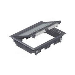 Лючок GES6U (универсальный) 9xModul45 (полиамид, черный) Лючок GES6U (универсальный) 9xModul45 (полиамид, черный)