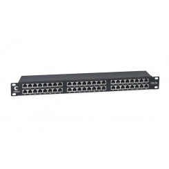 Патч-панель PLHD-48-Cat.5e-SH-Dual IDC-1U высокой плотности 19' Высота (1U), 48 портов RJ-45, категория 5e, полностью экранированная, Dual IDC Патч-панель PLHD-48-Cat.5e-SH-Dual IDC-1U высокой плотности 19' Высота (1U), 48 портов RJ-45, категория 5e, полностью экранированная, Dual IDC