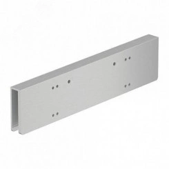 Пластина монтажная TS 92 XEA для установки на цельностеклянную дверь под нерж сталь P700 Пластина монтажная TS 92 XEA для установки на цельностеклянную дверь под нерж сталь P700