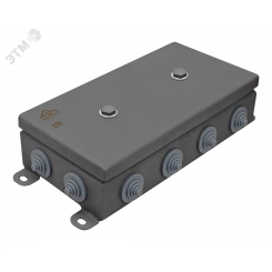 Коробка монтажная КМ IP55-1224, корпус из нержавеющей стали, количество вводов 12