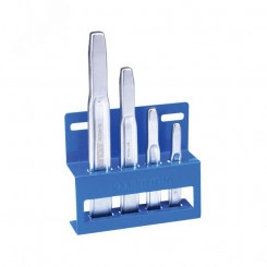 Набор зубил на подставке, усиленные, 4 предмета Набор зубил на подставке, усиленные, 4 предмета