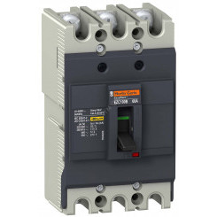 Выключатель автоматический EZC100 7.5 KA/400В 3П/3T 15 A