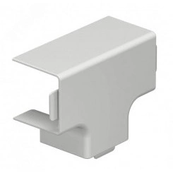 Крышка Т-образной секции кабельного канала WDK 30x30 мм (ПВХ, светло-серый) Крышка Т-образной секции кабельного канала WDK 30x30 мм (ПВХ, светло-серый)