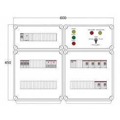 Щит управления электрообогревом DEVIBOX HR 6x1700 D330 (в комплекте с терморегулятором и датчиком температуры) Щит управления электрообогревом DEVIBOX HR 6x1700 D330 (в комплекте с терморегулятором и датчиком температуры)