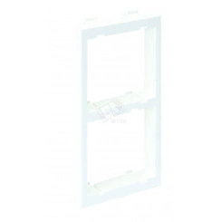 Connect Адаптер вертикальный на 2 модуля K45 45х45мм CIMA-модуль 52x108 мм SC алюминий