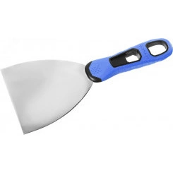 Шпатель ''Профессионал'' профилированное нержавеющее полотно, 2к ручка, 100мм Шпатель ''Профессионал'' профилированное нержавеющее полотно, 2к ручка, 100мм