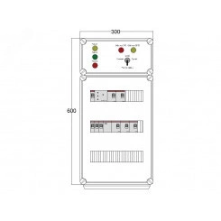 Щит управления электрообогревом DEVIBOX HR 5x1700 D316 (в комплекте с терморегулятором и датчиком температуры) Щит управления электрообогревом DEVIBOX HR 5x1700 D316 (в комплекте с терморегулятором и датчиком температуры)
