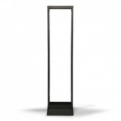 Стойка открытая 19 37U однорамная цвет черный     ORL1-37-RAL9005