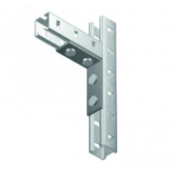 Уголок крепежный двойной 110х90 b=40мм S=6мм гор.оцинк.