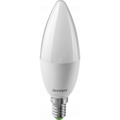 Лампа светодиодная LED 10вт Е14 белый матовая свеча