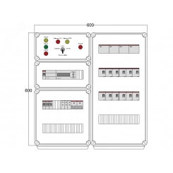 Щит управления электрообогревом DEVIbox HS 12x2700 D850 (в комплекте с терморегулятором) Щит управления электрообогревом DEVIbox HS 12x2700 D850 (в комплекте с терморегулятором)