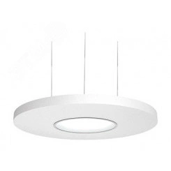 Светильник LED ОФИС РОКФОН R СВО 47Вт 4200Лм КСС Д 4,0К опаловый рассеиватель IP40 RAL9001 кремово-белый