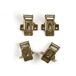 UFL-F04 SILVER 150 POLYBAG Комплект крепежных скобна пружинах (4шт.) для установки в гипсокартон. TMUniel.