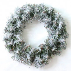 Заснеженный домашний еловый венок NEON-NIGHT ? 30 см, ПВХ