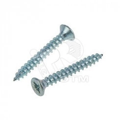 Шуруп универсальный 4х20 потайная головка, остроконечный, оцинкованный (23шт) - пакет Шуруп универсальный 4х20 потайная головка, остроконечный, оцинкованный (23шт) - пакет