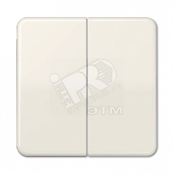 Клавиши ударопрочные для сдвоенного выключателя и кнопки слоновая кость Клавиши ударопрочные для сдвоенного выключателя и кнопки слоновая кость