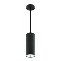 Светильник декоративный подвесной под лампу GX53  алюминий  цвет черный+серебро PL12 GX53 BK/SL ЭРА