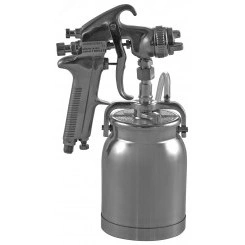 Пистолет покрасочный ''Краскопульт'', бачок нижний металлический 1 л, дюза 1.6 мм Пистолет покрасочный ''Краскопульт'', бачок нижний металлический 1 л, дюза 1.6 мм